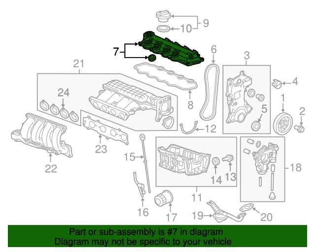 honda fit engine parts diagram