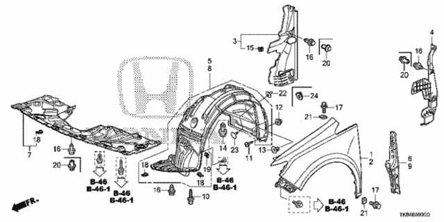 honda odyssey body parts diagram