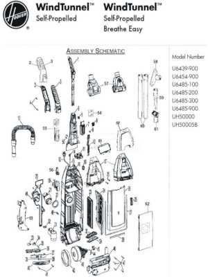 hoover smartwash fh52000 parts diagram