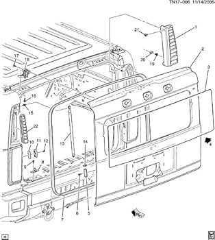 hummer h2 parts diagram