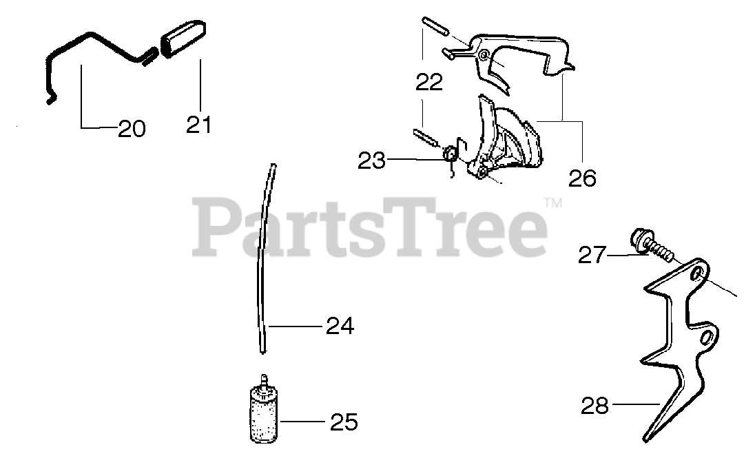 husqvarna 141 chainsaw parts diagram