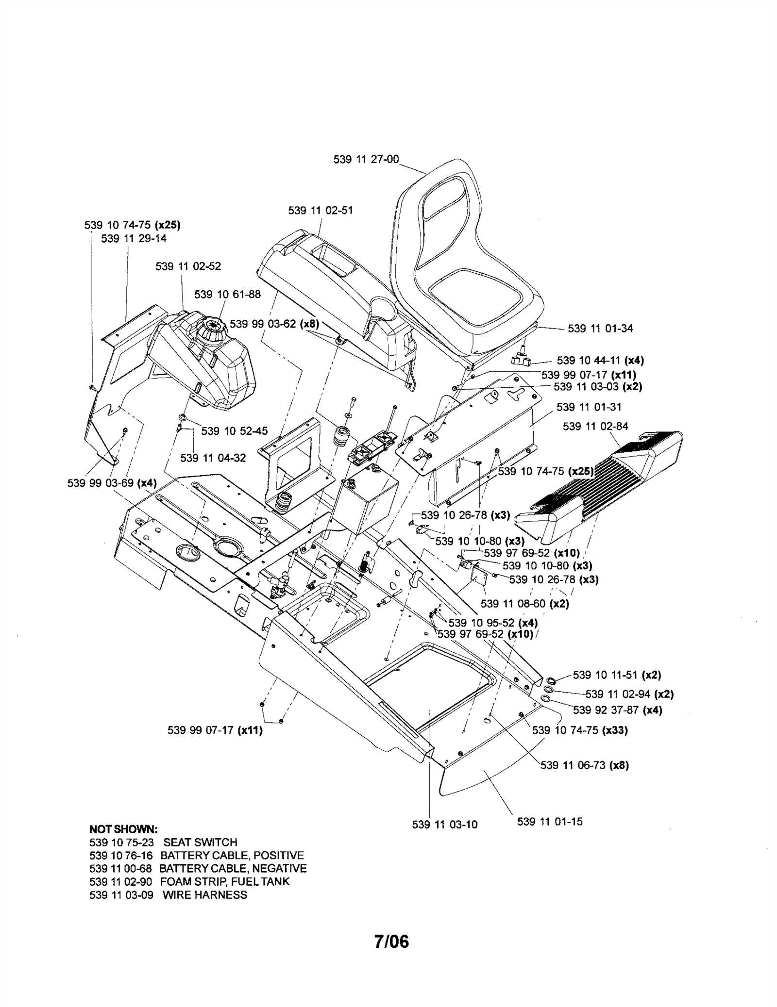 husqvarna 48 inch mower deck parts diagram