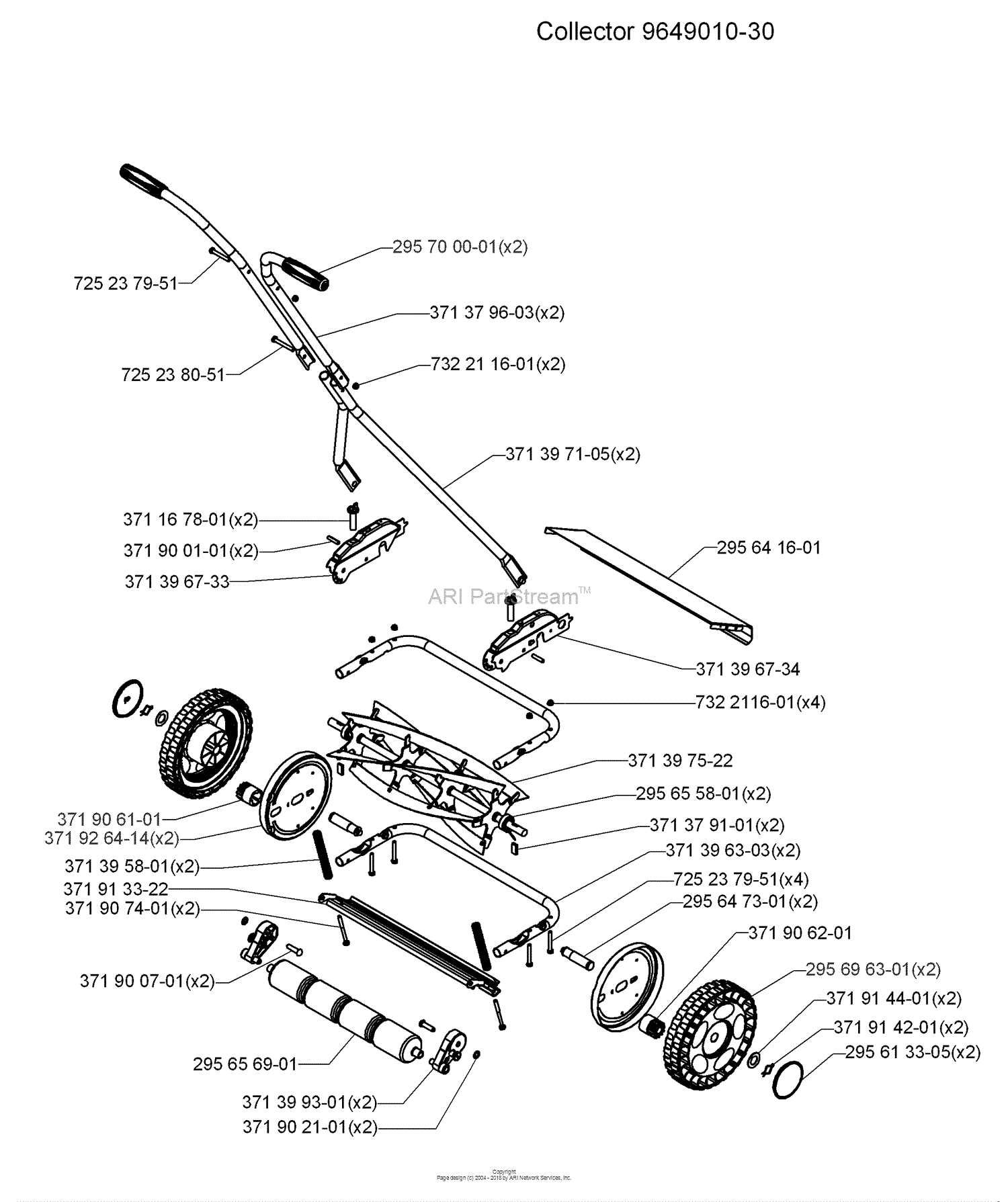 husqvarna 54 inch deck parts diagram