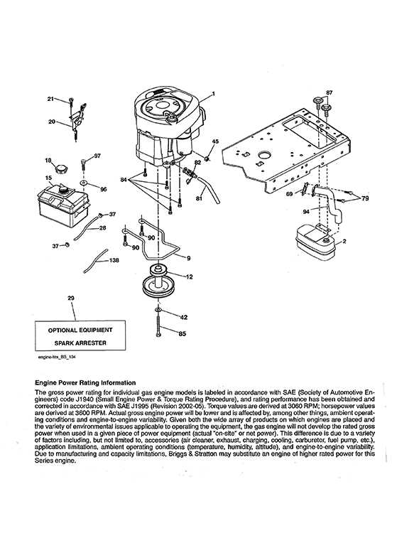 husqvarna model yth20k46 parts diagram