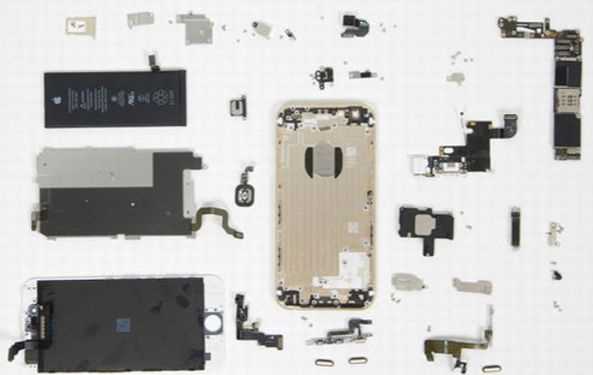 iphone 6 diagram of parts