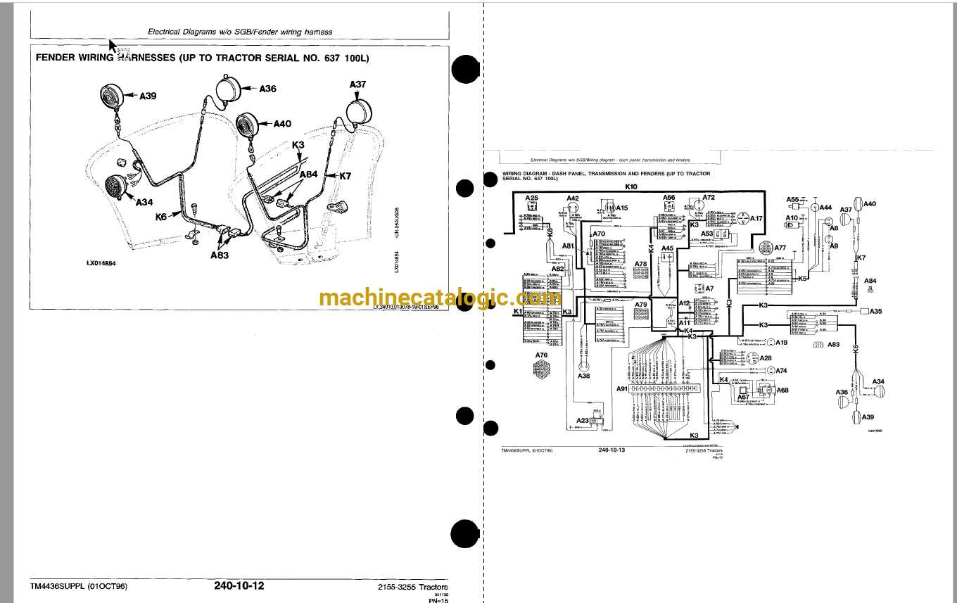 john deere 2155 parts diagram