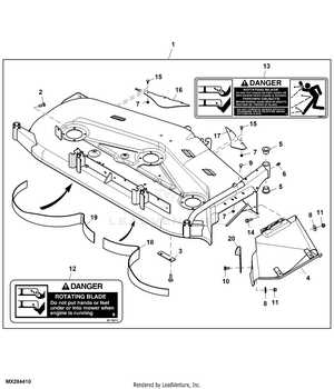 john deere 318 deck parts diagram