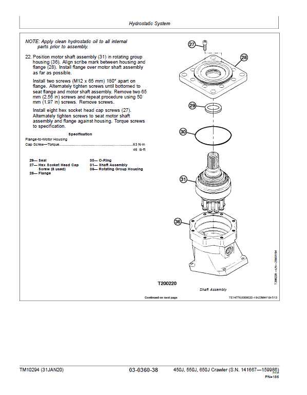 john deere 450j parts diagram