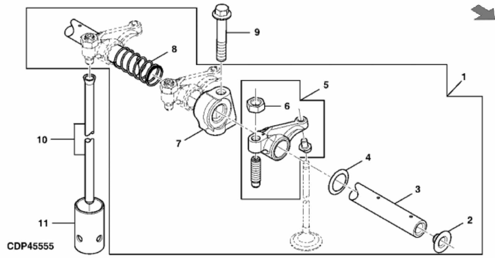 john deere 5410 parts diagram