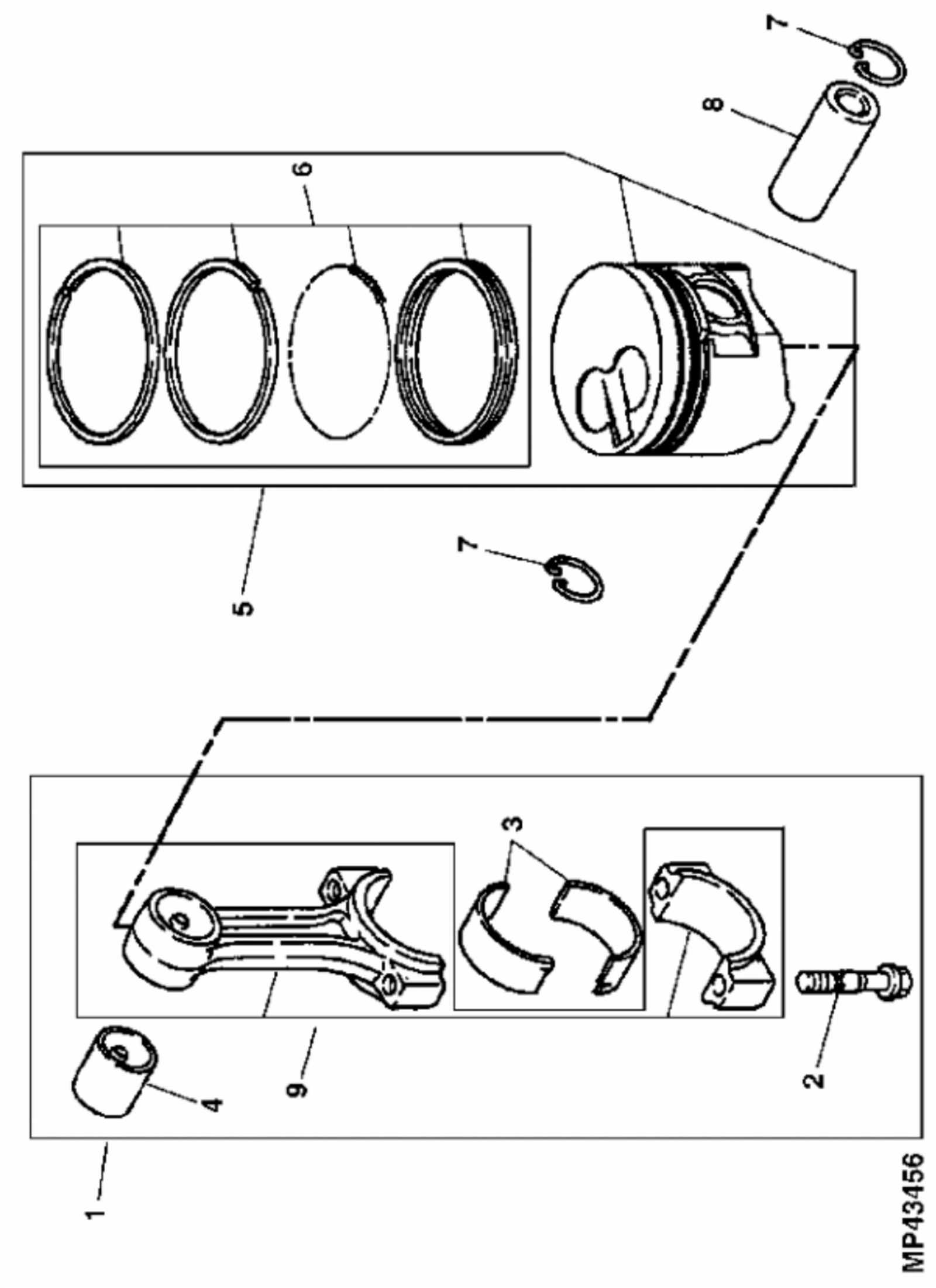 john deere 54d auto connect mower deck parts diagram