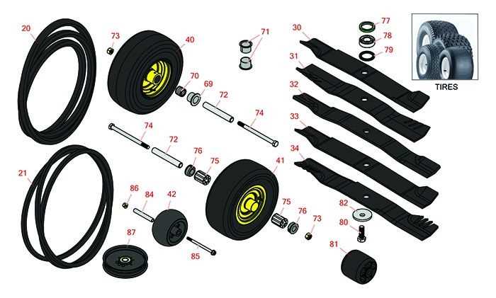 john deere gator tx parts diagram