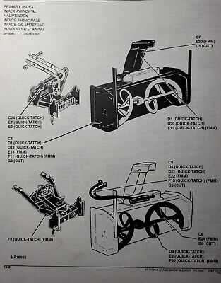 john deere snowblower parts diagram