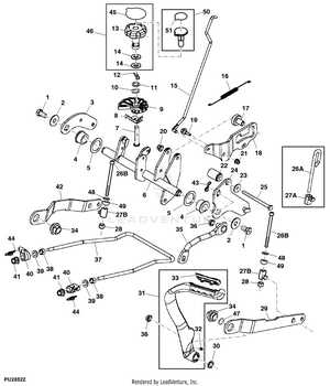 john deere x300 42 deck parts diagram