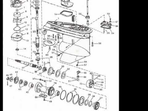 johnson boat motor parts diagram