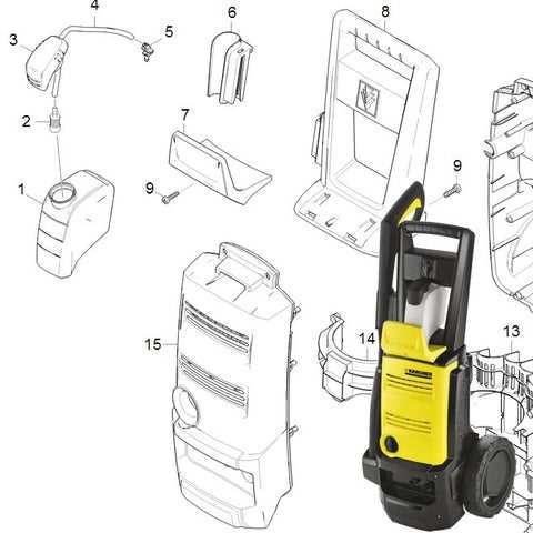 karcher k4 spare parts diagram