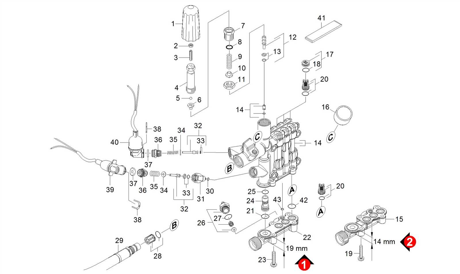 karcher power washer parts diagram