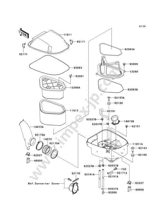 kawasaki brute force parts diagram