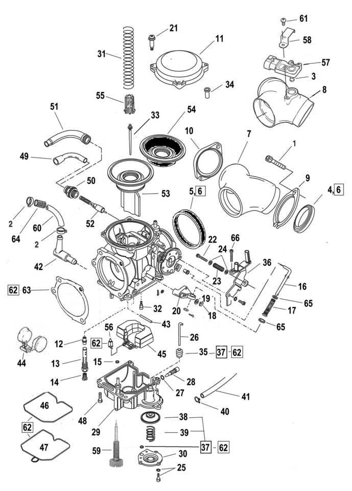 keihin carburetor parts diagram