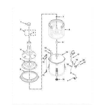 kenmore front load washer parts diagram