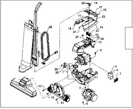 kirby vacuum parts diagram