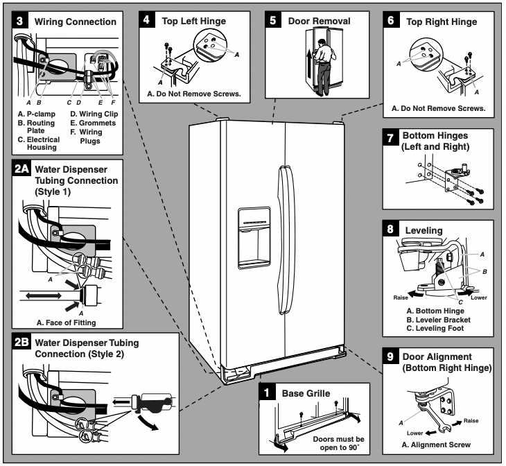 kitchenaid refrigerator parts diagram