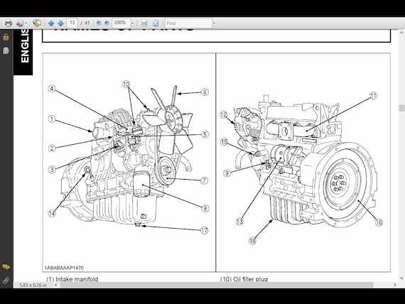 kubota d1305 parts diagram