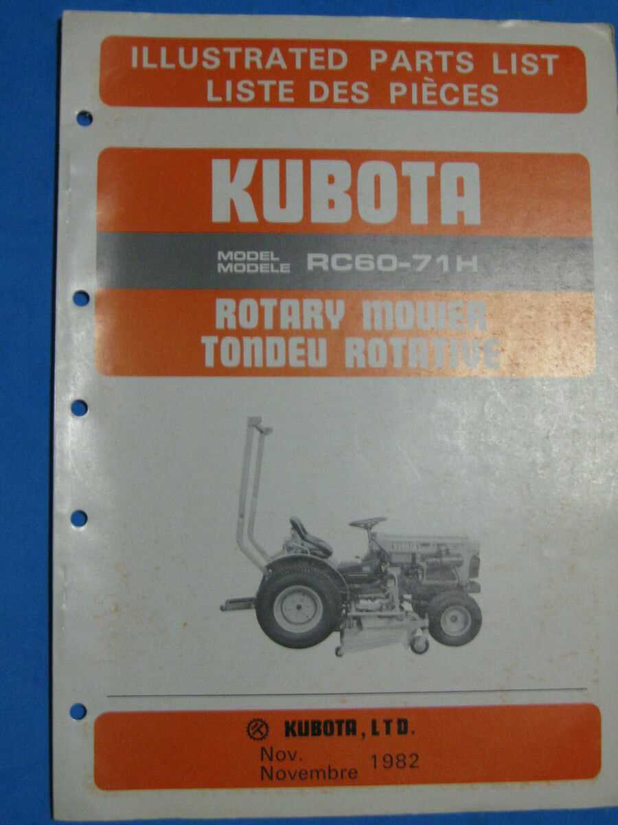 kubota rck60 mower deck parts diagram