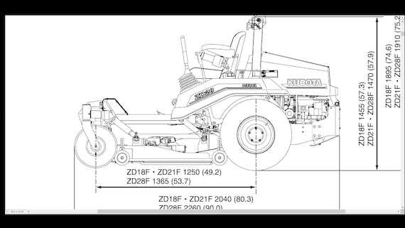 kubota zd18 mower deck parts diagram