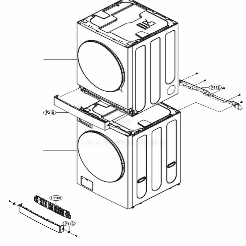 lg front load washer parts diagram