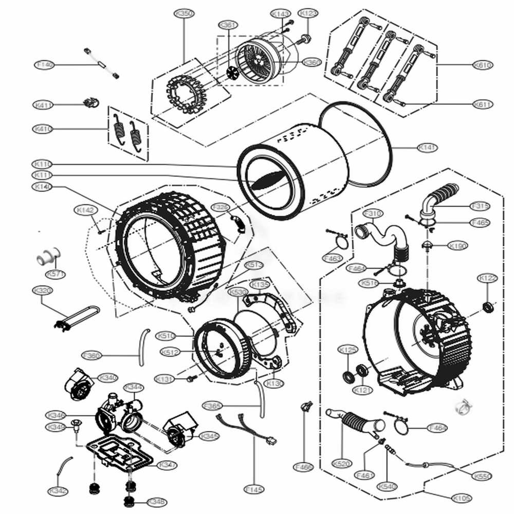 lg top load washer parts diagram