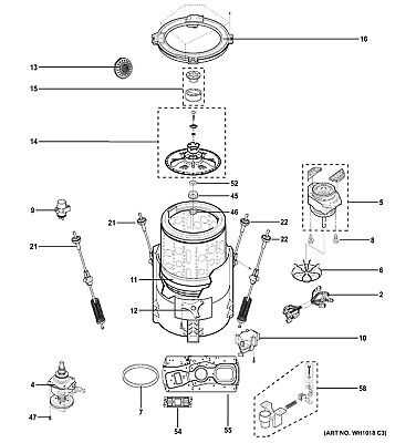 lg top load washer parts diagram