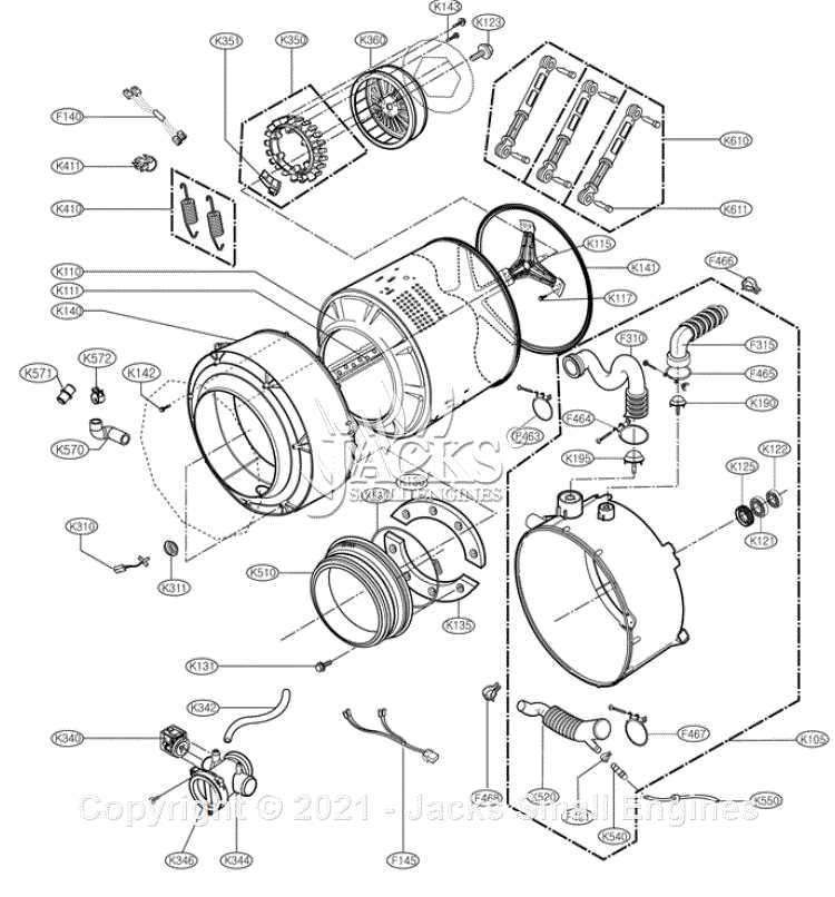 lg wm2050cw parts diagram