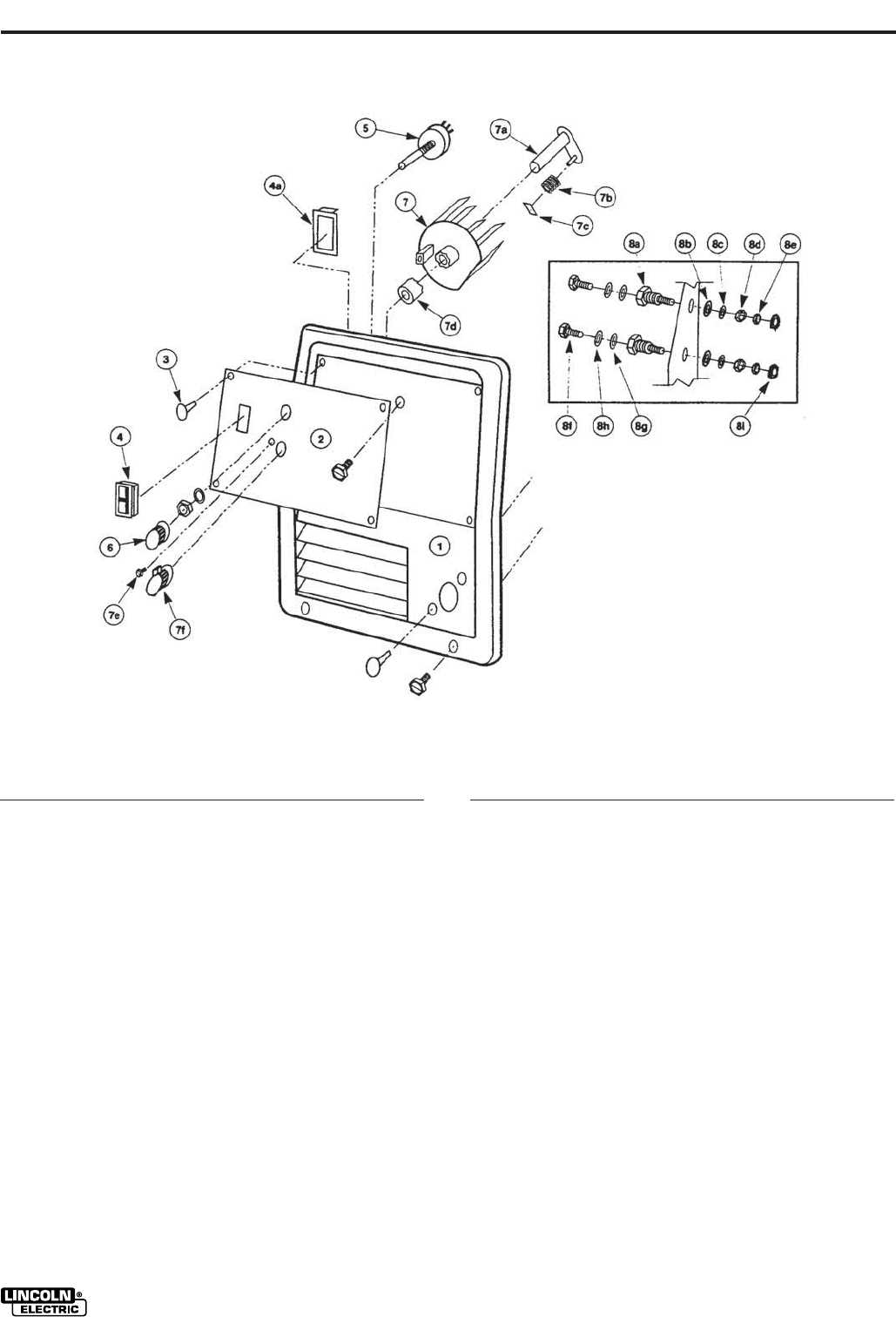 lincoln mig welder parts diagram