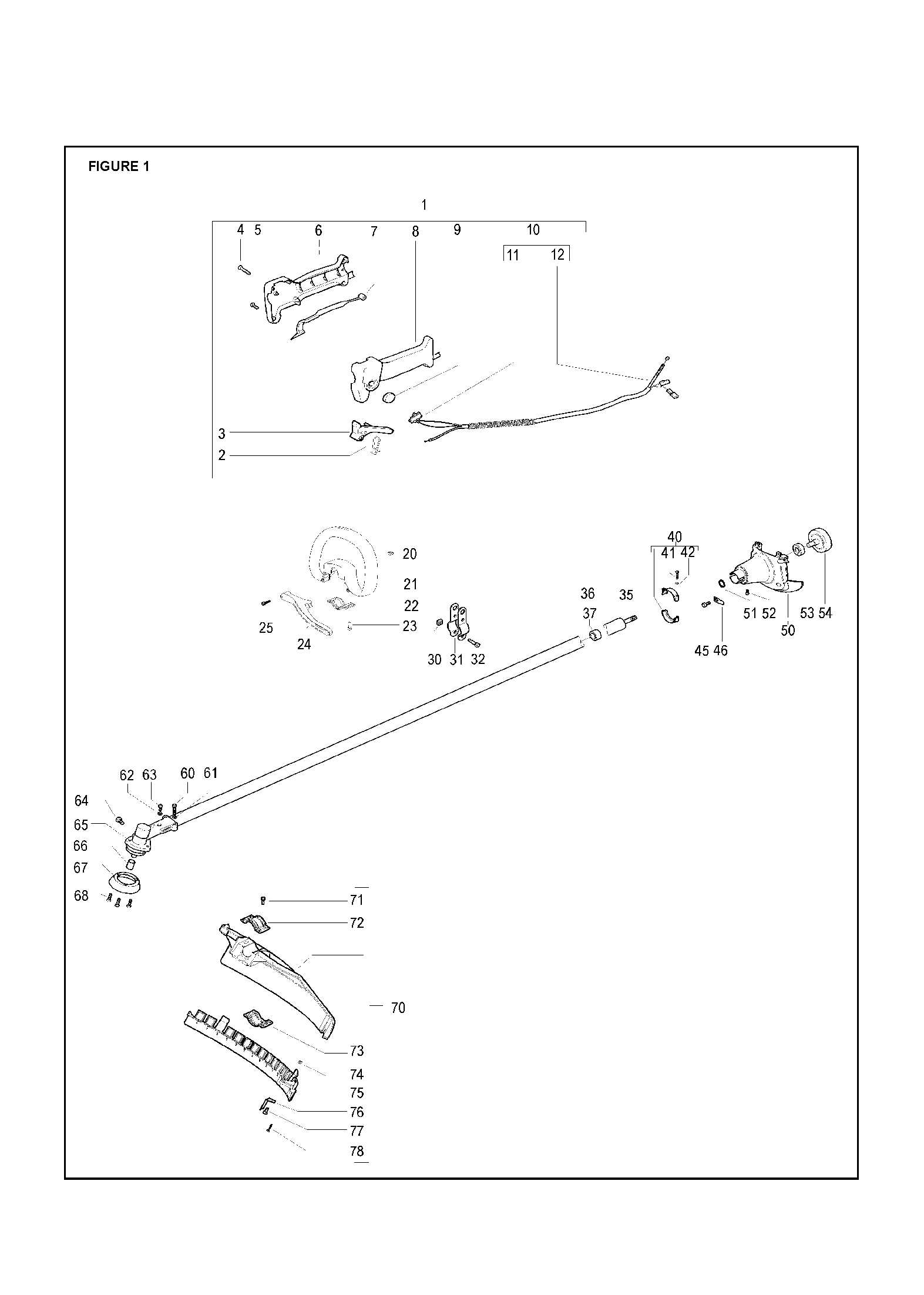 mcculloch 610 parts diagram