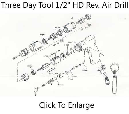 milwaukee right angle drill parts diagram