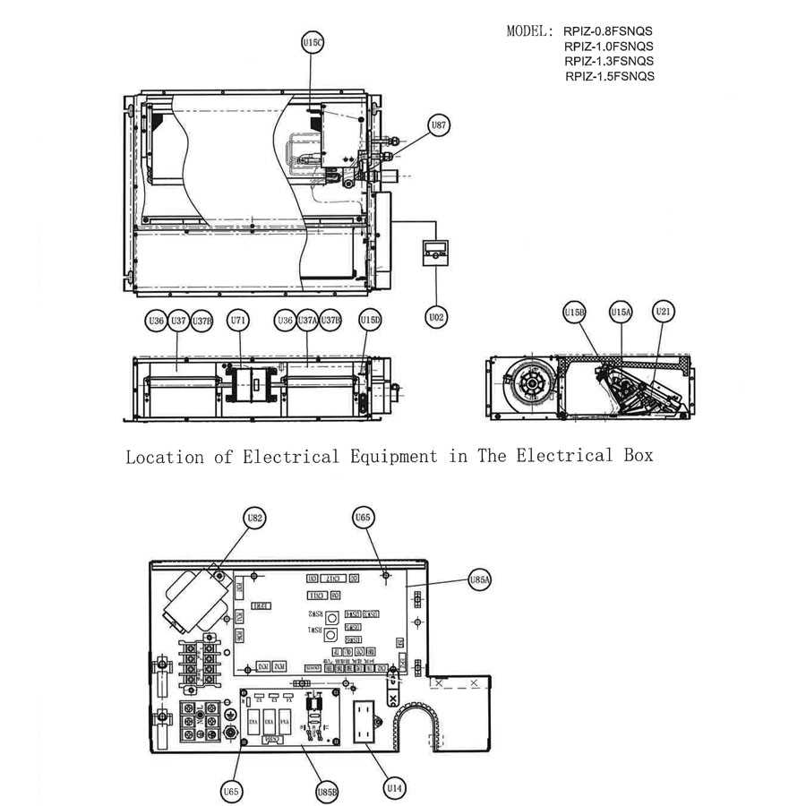 mini split air conditioner parts diagram