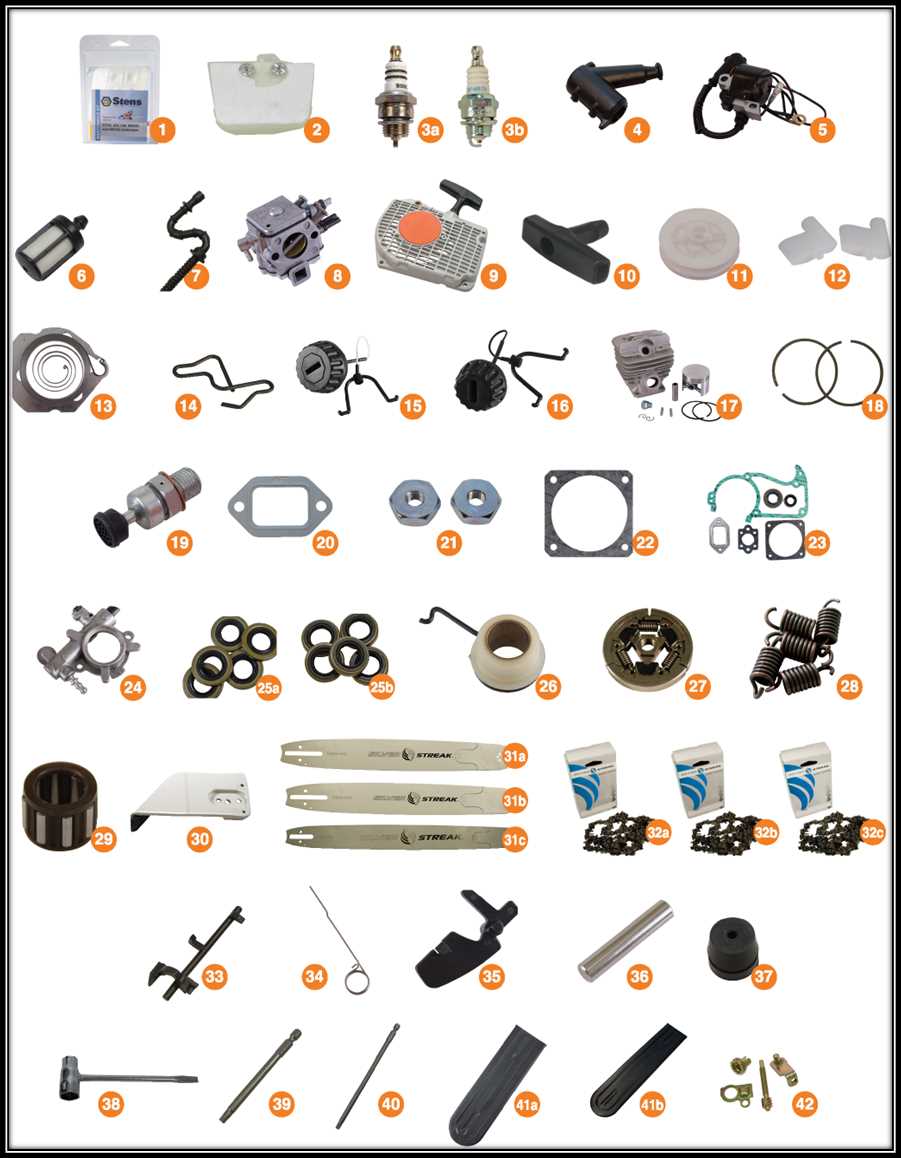 ms 290 stihl chainsaw parts diagram