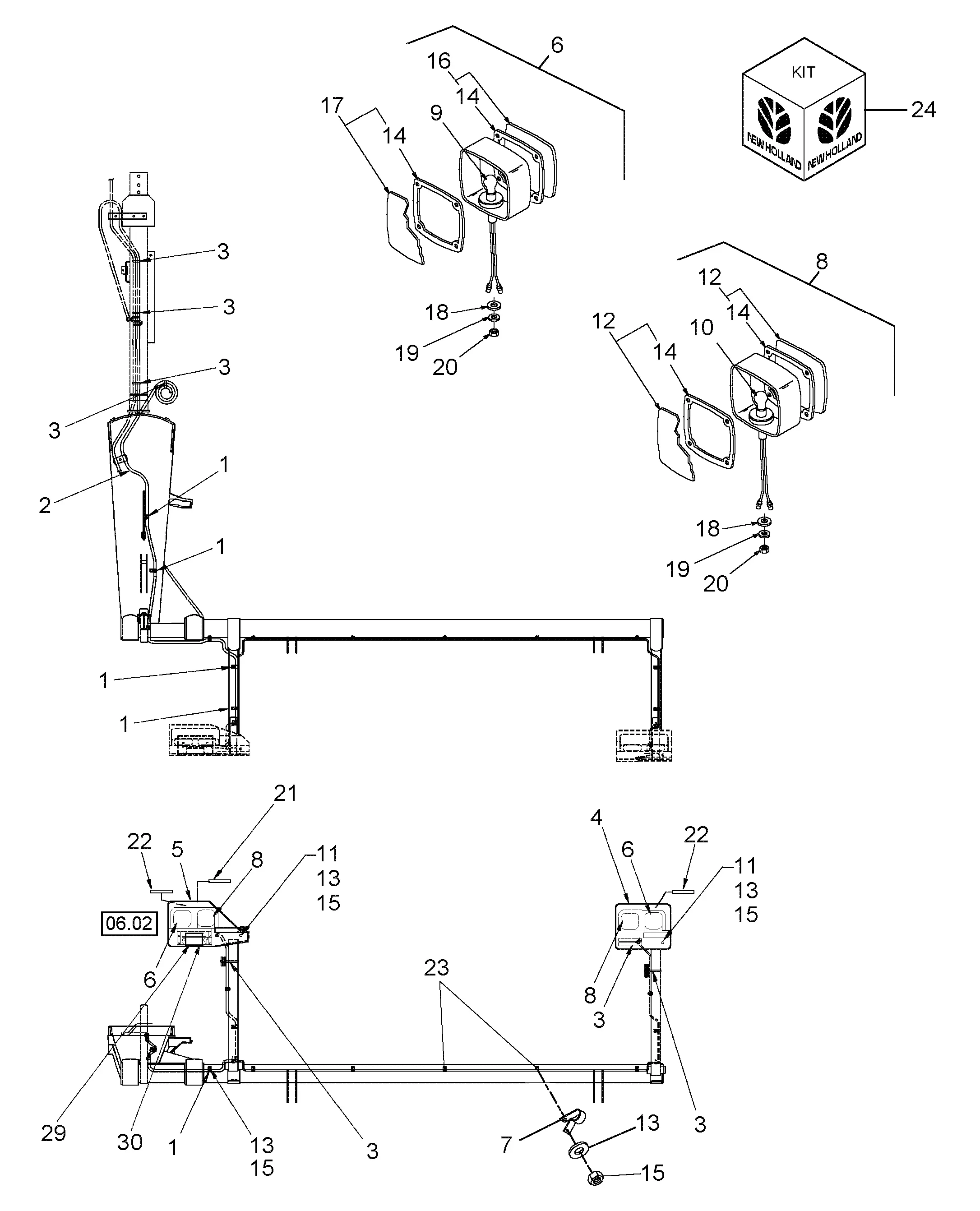 new holland 488 parts diagram