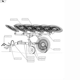 new holland 55 hay rake parts diagram