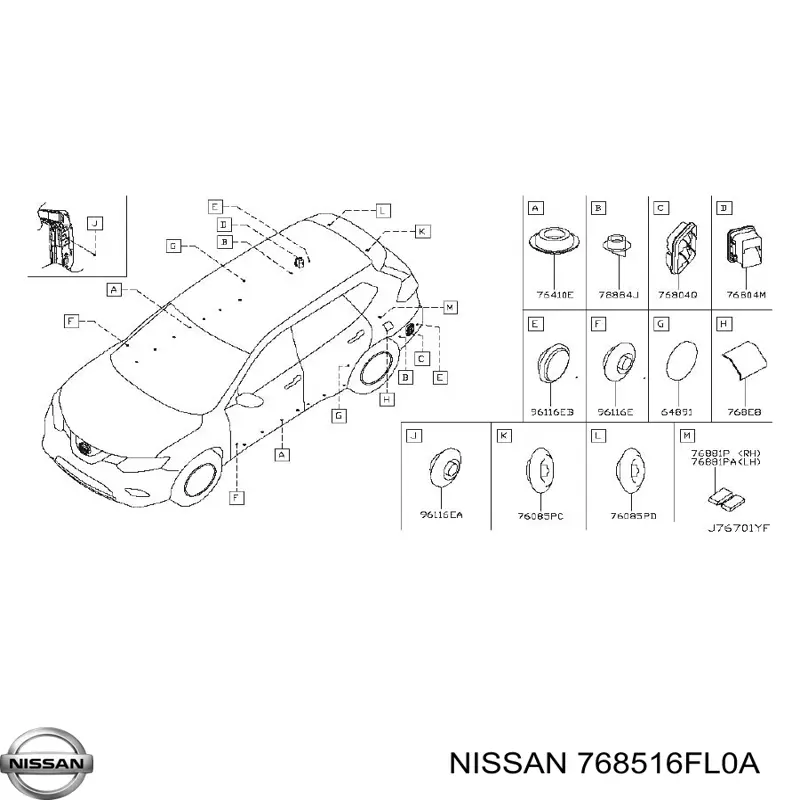 nissan rogue parts diagram