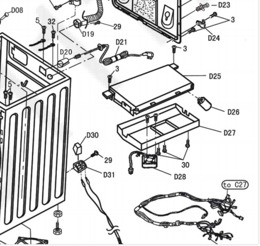 panasonic vacuum parts diagram