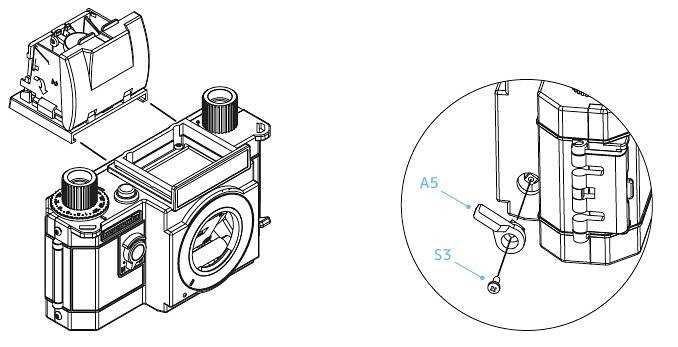 parts of a film camera diagram