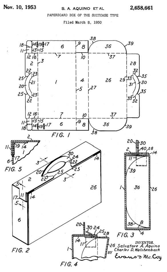 parts of a suitcase diagram