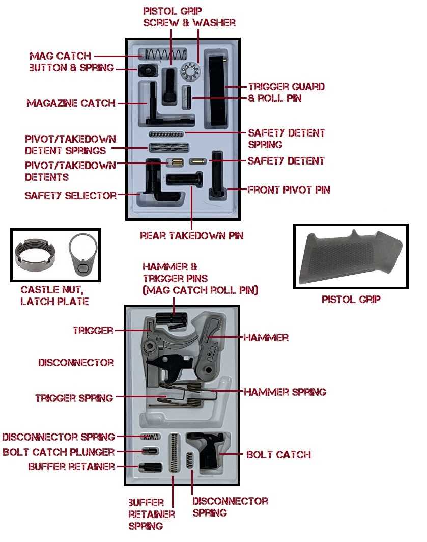 parts of an ar 15 diagram