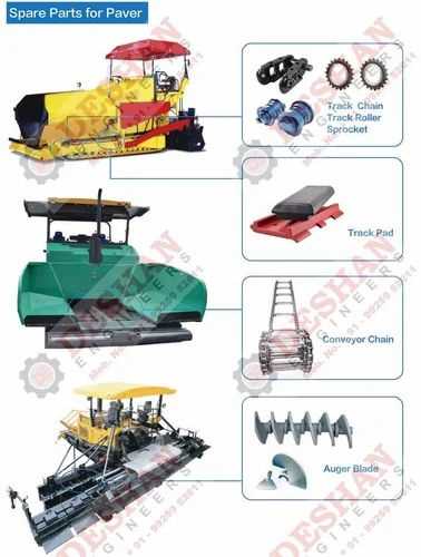 paver parts diagram