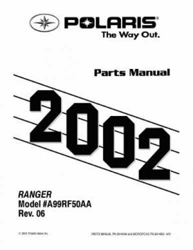 polaris ranger 400 parts diagram