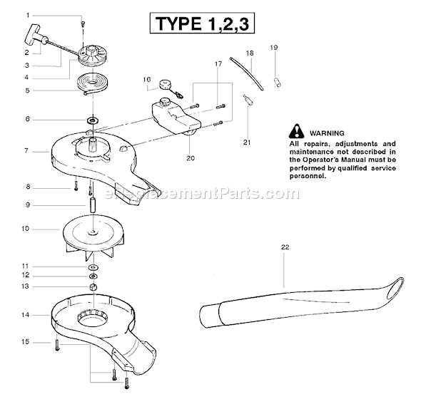 poulan leaf blower parts diagram