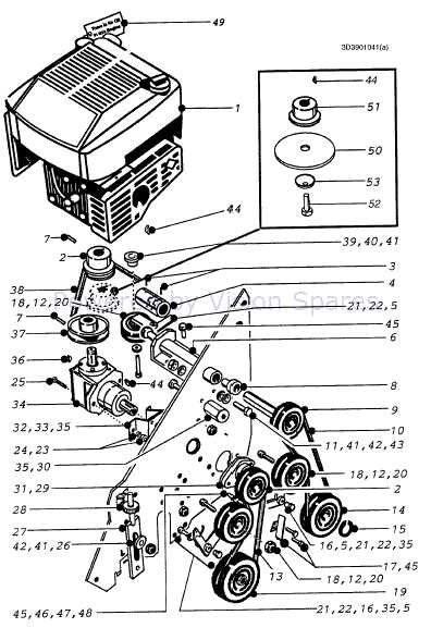 poulan riding mower parts diagram