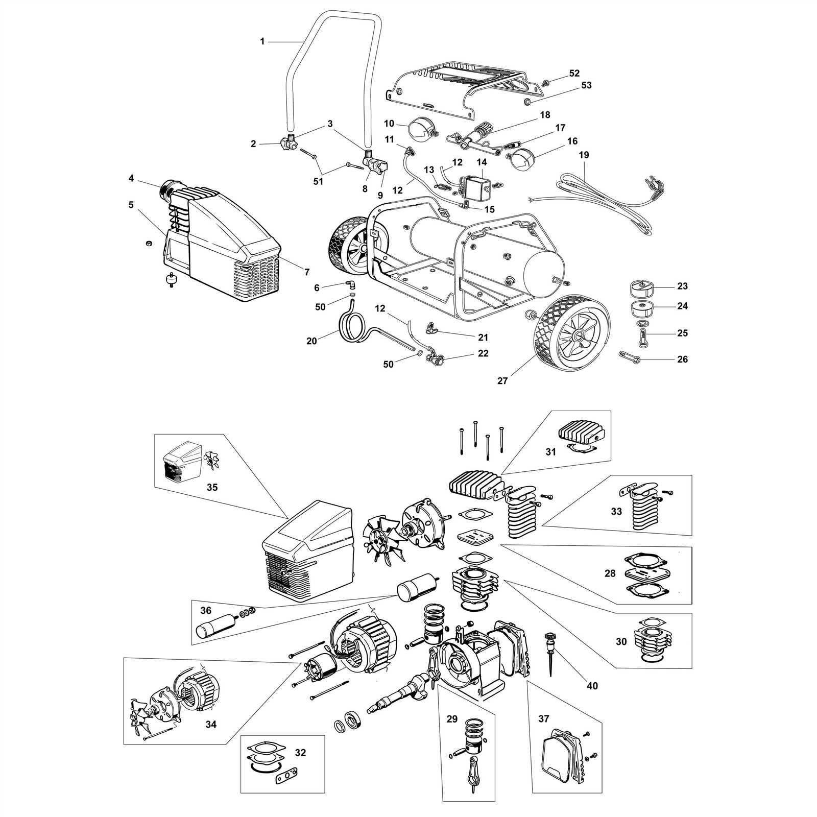 powerstroke pressure washer parts diagram