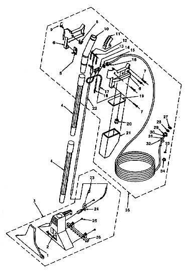 rainbow se vacuum parts diagram